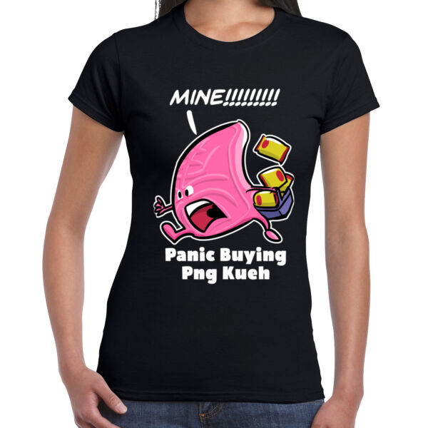 Panic Buying Png Kueh (Ladies Black)  Thumbnail