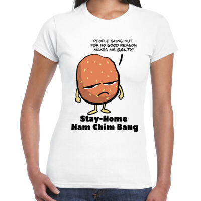 Stay Home Ham Chim Bang (Ladies, white) Thumbnail