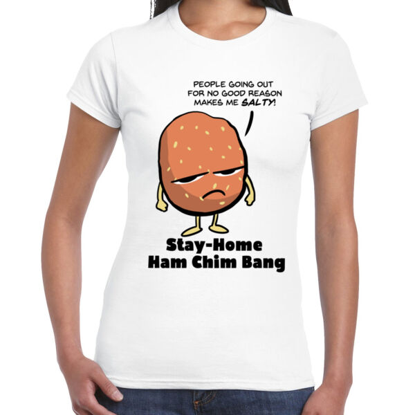 Stay Home Ham Chim Bang (Ladies, white) Thumbnail