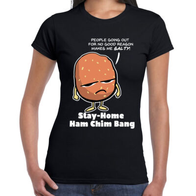 Stay Home Ham Chim Bang (Ladies Black) Thumbnail