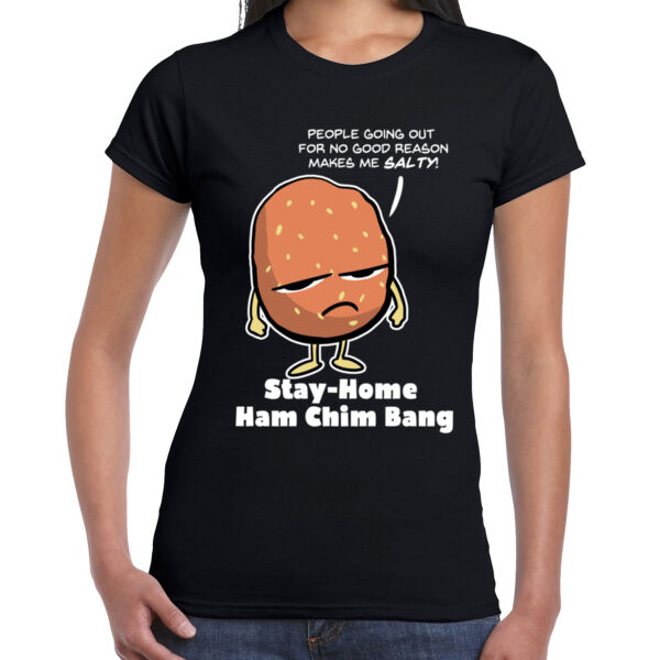Stay Home Ham Chim Bang (Ladies Black) Thumbnail