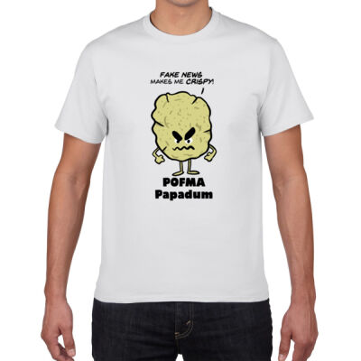 POFMA Papadum (Unisex white) Thumbnail
