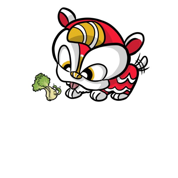 Baby Lion and Lettuce Thumbnail